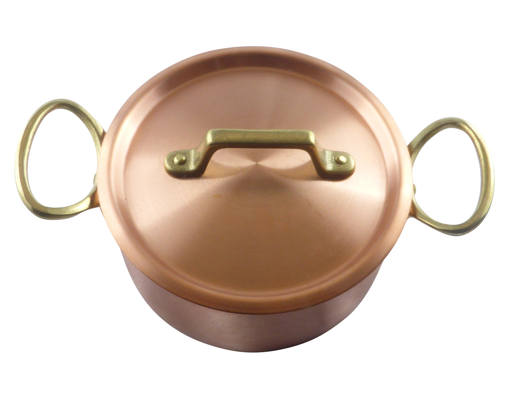 Kupfermanufaktur Fleischtopf mini Keramik Induktion 12 cm