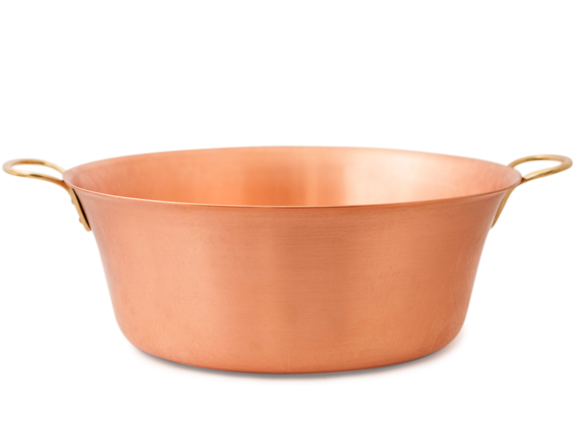 Kupfermanufaktur Marmeladentopf mit Griffen Induktion 30 cm