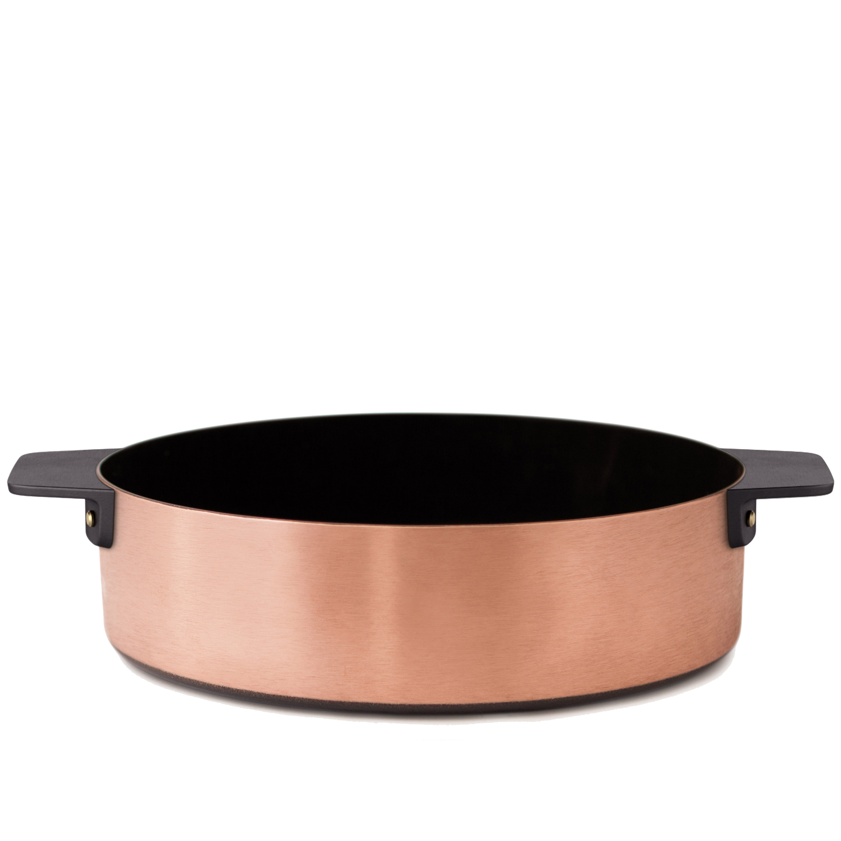 Kupfermanufaktur Chrom-Noir Sautoir mit Seitengriffen 24 cm