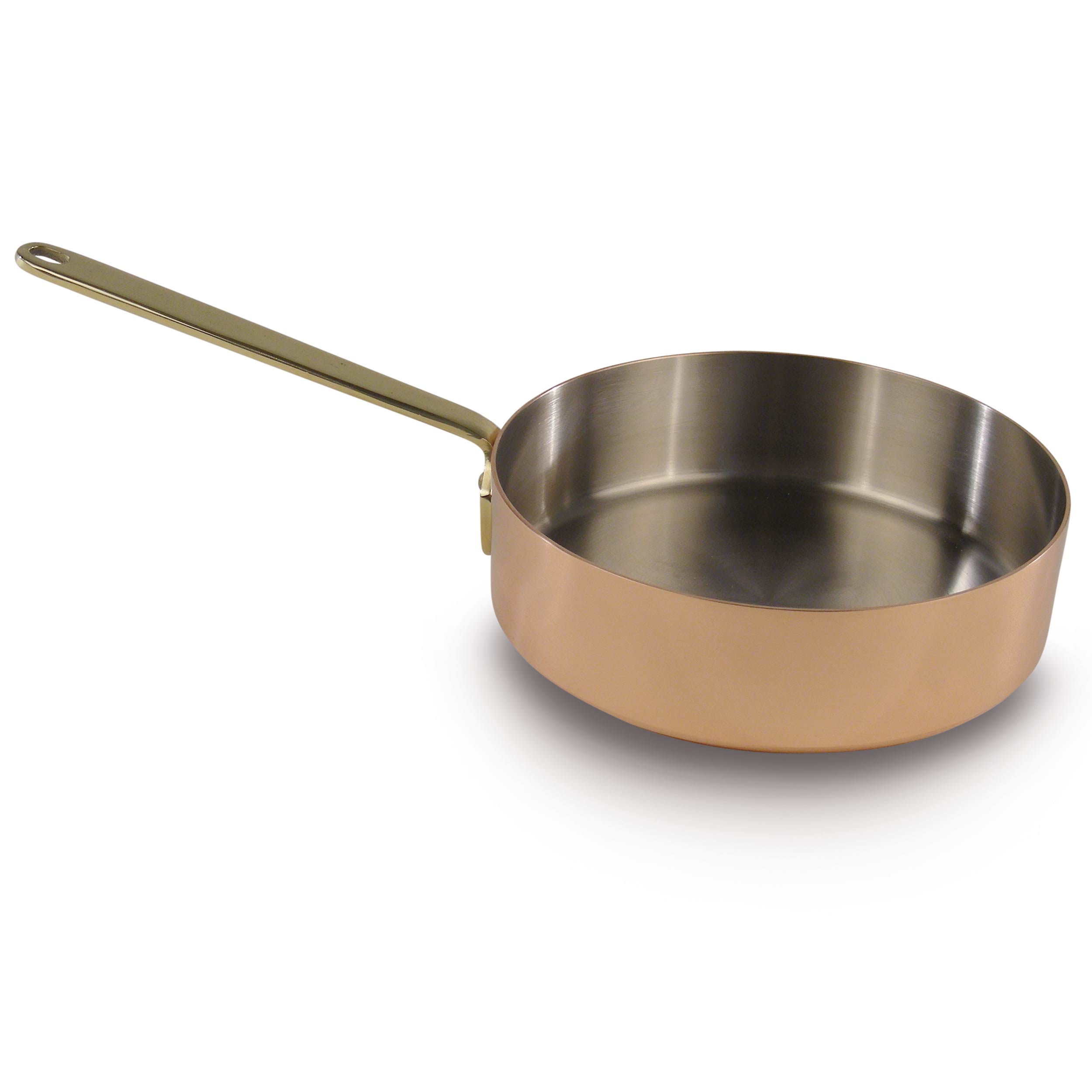 Kupfermanufaktur Edelstahl Sautoir mit Stiel  10 cm