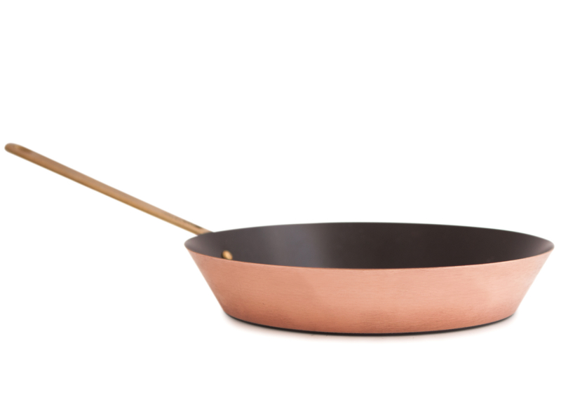 Kupfermanufaktur Stielpfanne Keramik Induktion 28 cm